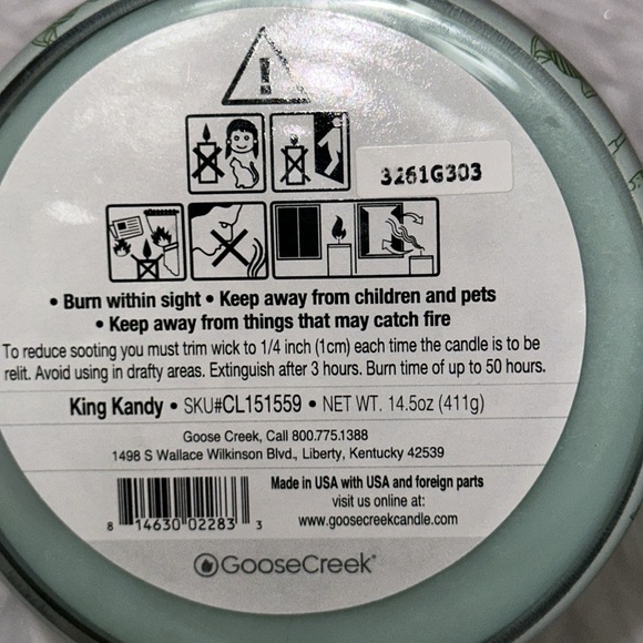 Goose Creek-Candy Land KING CANDY and JOLLY 3-wick soy candle NEW Candyland - Picture 11 of 12